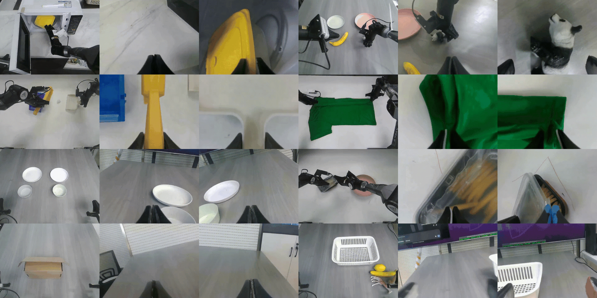 Multi-view control rollout grid